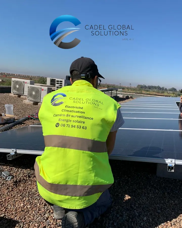 Installation de panneaux solaires photovoltaïques à Marrakech par CADEL Solutions