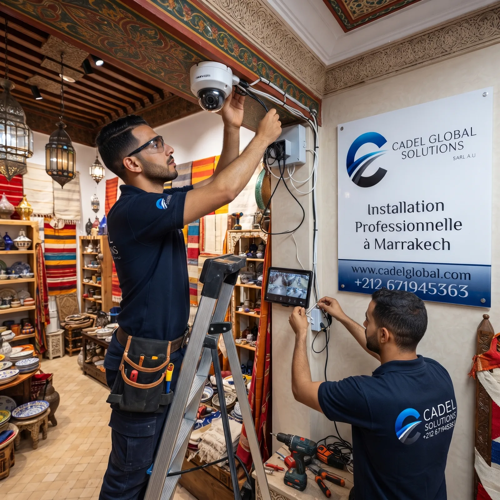 Installation de caméras de surveillance pour commerce et magasin à Marrakech : Protéger son local professionnel