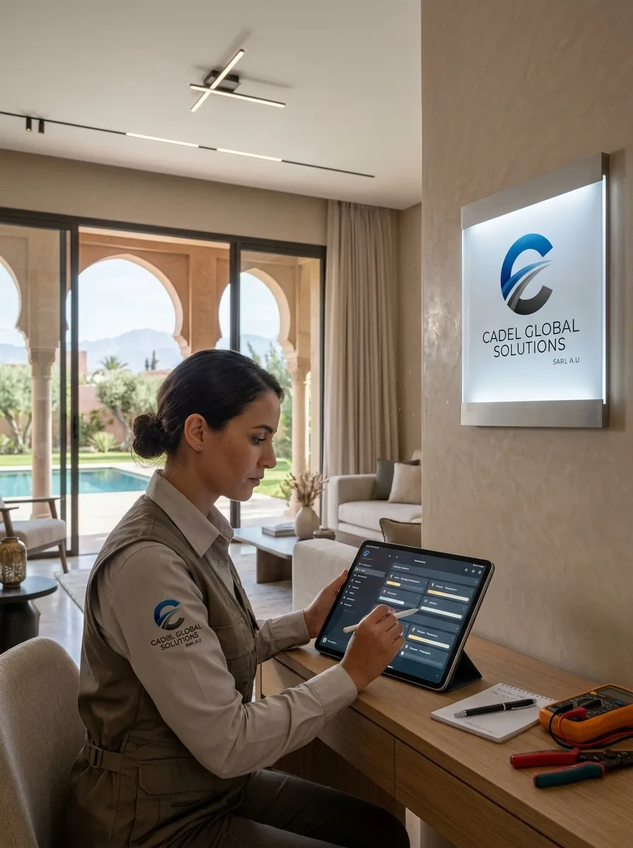 Installation d'un système de domotique et gestion intelligente de l'éclairage à Marrakech
